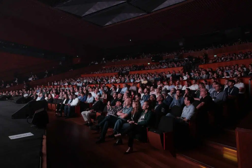 A packed educational session at the Future Food-Tech summit.